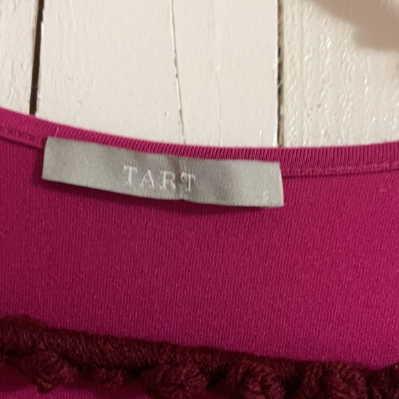 Fuschia dress by TART with POCKETS sz SMALL - Picture 3 of 7
